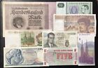 WORLD EUROPE PAPER MONEY - LOT OF 30 EUROPEAN BANKNOTES!