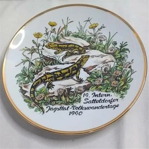 Collector's Plate German Salamander Intern Satteldorfer Jagsttal Volkswandertage - Picture 1 of 4