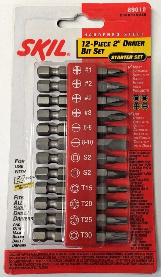 Skil 89012 12 Piece 2" Driver Bit Set - Image 1 of 1