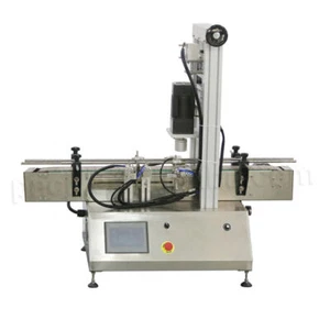 Máquina taponadora de botellas de plástico PET de tornillo giratorio lineal de producción automática - Imagen 1 de 6