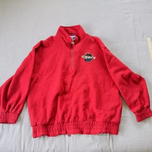 Vintage San Francisco 49ers Logo 7 Sweater Adult Extra Large Red Game Day - Picture 1 of 9