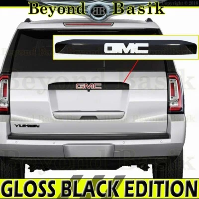 For 2015-2020 GMC Yukon / Yukon XL GLOSS BLACK UPPER Tailgate Handle COVER - Изображение 1 из 4