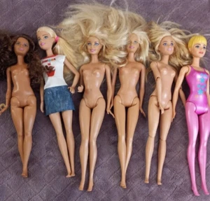 Lote de 6 muñecas Barbie - desnudos - Imagen 1 de 8