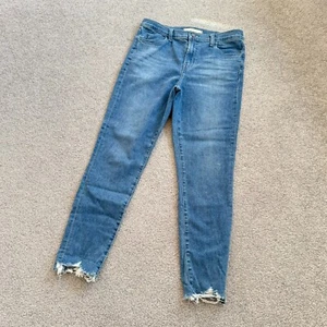 / J Brand Alana Jeans Stretchy Skinny ausgefranster Saum High Rise Gr. 29 - Bild 1 von 8