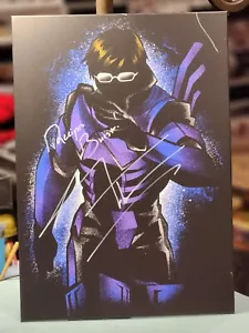 My Hero Academia Tenya Ida Metal poster autographed w/JSA - Picture 1 of 2