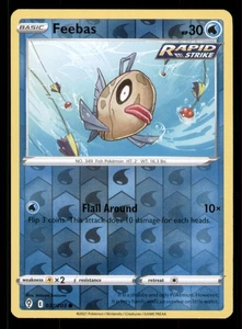 Feebas SWSH07: Evolving Skies #037/203 Common Reverse Holo Pokemon LP - Bild 1 von 2