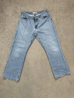 Vintage 90s Light Wash Denim Jeans Size 34x30 Men’s Straight Leg Urban Up - Image 1 of 3