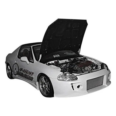 For Honda Civic del Sol 93-97 Front Bumper Cover Type M Style Fiberglass Front - Image 1 of 4