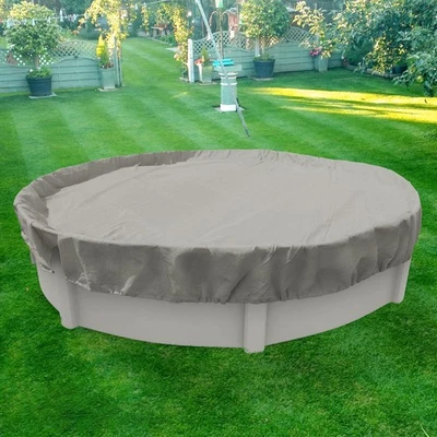 8-28ft Round Winter Pool Cover Above Ground Swimming Safety Pool Cover UV Block - Image 1 of 4