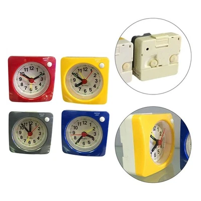 Mini Kunststoff Wecker Tragbar Quarz Nachttischuhr für Reise und Zuhause - Bild 1 von 4