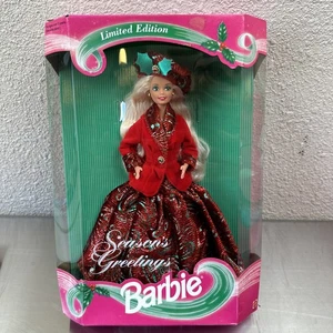 1994 SEASON'S GREETINGS BARBIE Puppe Limited Edition HOLIDAY #12384 NRFB - Bild 1 von 3