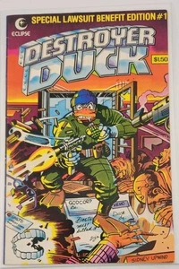 Destroyer Duck Special Lawsuit Benefit Edition #1 First Appearance Of Groo - Picture 1 of 8
