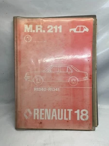RENAULT 18 R18 - Manuel réparations carrosserie MR 211 (revue technique) - Picture 1 of 3