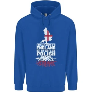 Roots In Poland Polish Polska Flag Orzel Childrens Kids Hoodie - Picture 1 of 37