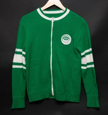 Suéter de lana con cremallera NYJETS vintage años 70 para niños Foto 1 de 4