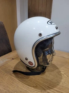 Vintage Retro Griffin Open Face Motorcycle Motorbike Helmet - Picture 1 of 15