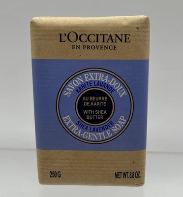 Jabón en barra sólido extra suave de mantequilla de karité L'Occitane 250 g 8,8 oz NUEVO SELLO Foto 1 de 3