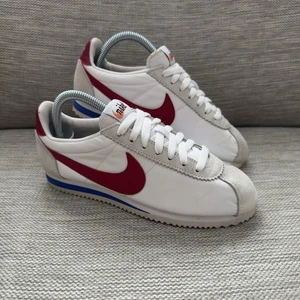 Nike Clásico Cortez Nylon Bosque Gump Entrenadores Zapatos 882258-101 - Reino Unido 5 - Imagen 1 de 15