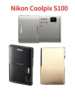 Vintage Nikon COOLPIX S100: 16MP Digital Camera, 5x Optical Zoom, CMOS Sensor - Image 1 of 4