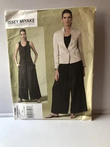 Vogue V1186 Issey Miyake Designer Misses Jacket, Culottes Pant Pattern Sz 14-22 - Picture 1 of 2