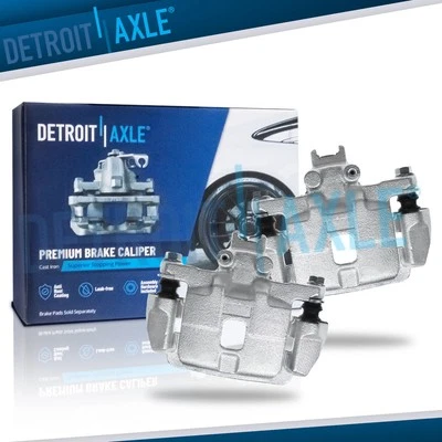 Pair Rear Brake Calipers w/ Bracket Assembly for 2002-2003 Subaru Impreza RS WRX - Image 1 of 4