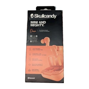 Skullcandy Dime In-Ear Wireless Earbuds Orange - Picture 1 of 16