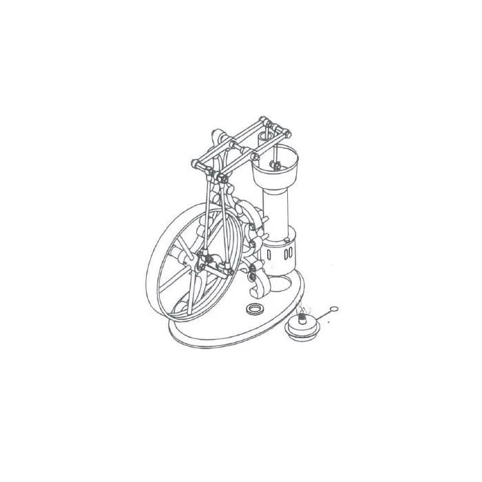 Bauplan Stirlingmotor Modell A Motormodell Modellbauplan - Bild 1 von 1