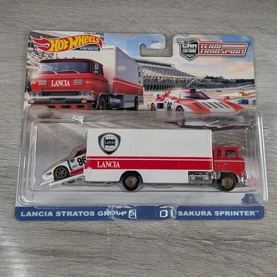 Hot Wheels 2022 Team Transport - Lancia Stratos Group 5 / Sakura Sprinter - Nuevo Foto 1 de 4