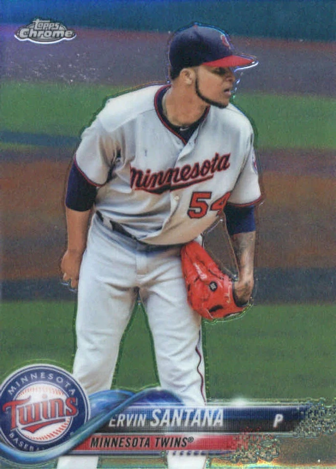 2018 Topps Chrome MLB Baseball Trading Card (Base or Variants) Pick From List - Image 1 of 1