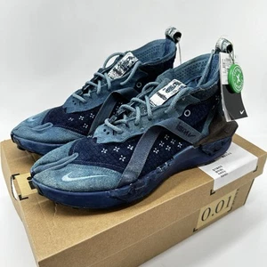 Nike ISPA Drifter Indigo Navy Blue Sneakers DO6645-400 Men's Size 10.5 - Picture 1 of 24