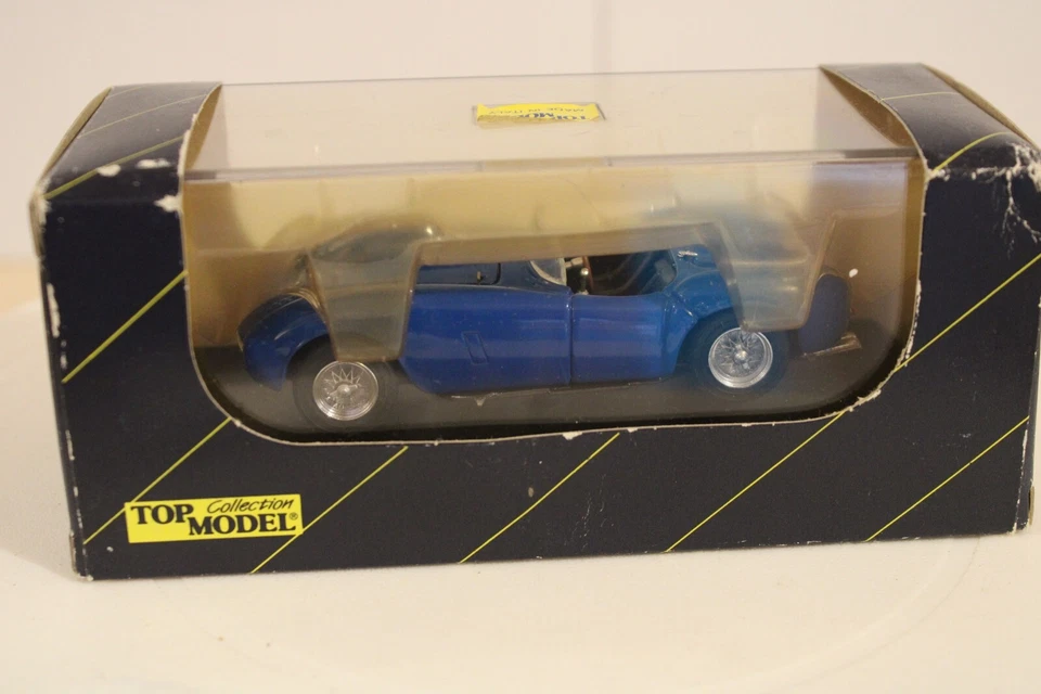 Top Model Collection - TMC 001 1954 Ferrari 375 MM Plus - Blue 1:43s - Image 1 of 4
