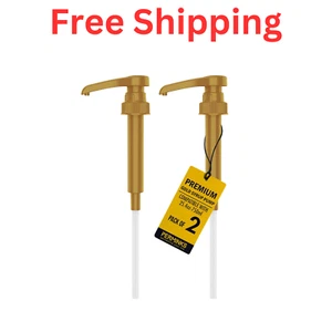 Torani and DaVinci Compatible Syrup Pumps (Set of 2)- fits bottles 25.4 oz-750ml - Picture 1 of 6