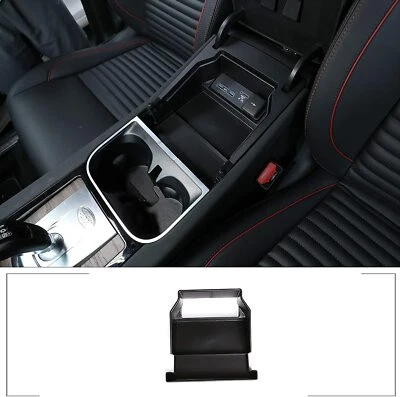 Caja organizadora de reposabrazos ABS negra para Land Rover Discovery Sport 20+ Foto 1 de 4