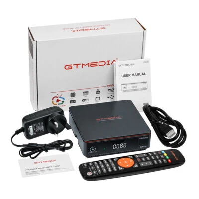 GTMEDIA V9 Prime Digital HD Sat Receiver DVB-S/S2/S2X Satellite TV Box USB PVR - Image 1 of 4