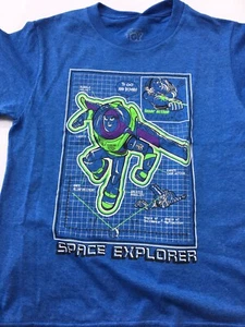 Disney's Pixar Toys Story 4 “Space Explorer” Boys T-Shirt Size 7 - Picture 1 of 2