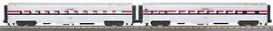 MTH Premier 20-6648 Amtrak Sleeper/Diner Passenger 2-Car Set O-Gauge NIB via2000 - Picture 1 of 3