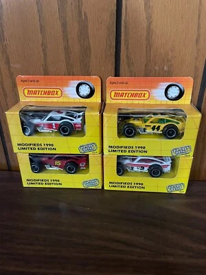 MATCHBOX Modifieds 1990 Series 1 Set - Stefanik, Ruggerio, Tomaino, Hirschman - Image 1 of 4