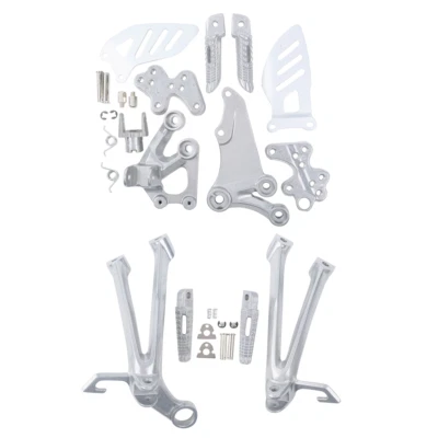 Soporte estriberas conductor pasajero apto para Suzuki GSXR600 GSXR750 2008-2010 2009 Foto 1 de 4