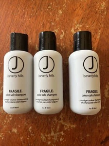 J Beverly Hills Fragile Color Preserve Shampoo 3oz-Travel Size Bottles-Lot Of 3 - Picture 1 of 3