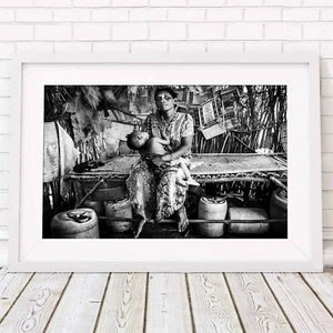 AFRICAN WOMAN - Tribal Poster Picture Print - Sizes A5 to A0 **FREE DELIVERY** - Picture 1 of 14
