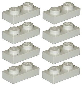 Fehlender Lego Stein 3023 altgrau x 8 Platte 1 x 2 - Bild 1 von 1