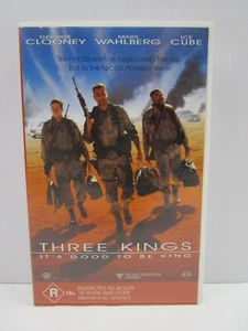 Three Kings, George Clooney, Mark Wahlberg, cubo de hielo, cinta VHS, película de video R18+ - Imagen 1 de 4