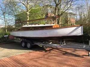 25er Jollenkreuzer Oldtimer 1929 Holz mit Trailer - Bild 1 von 3
