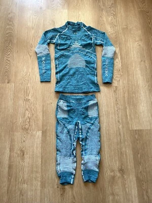 X-BIONIC Thermo Compression Base Layer Set Suit LS T-Shirt 3/4 Pants Size S/M - Image 1 of 4