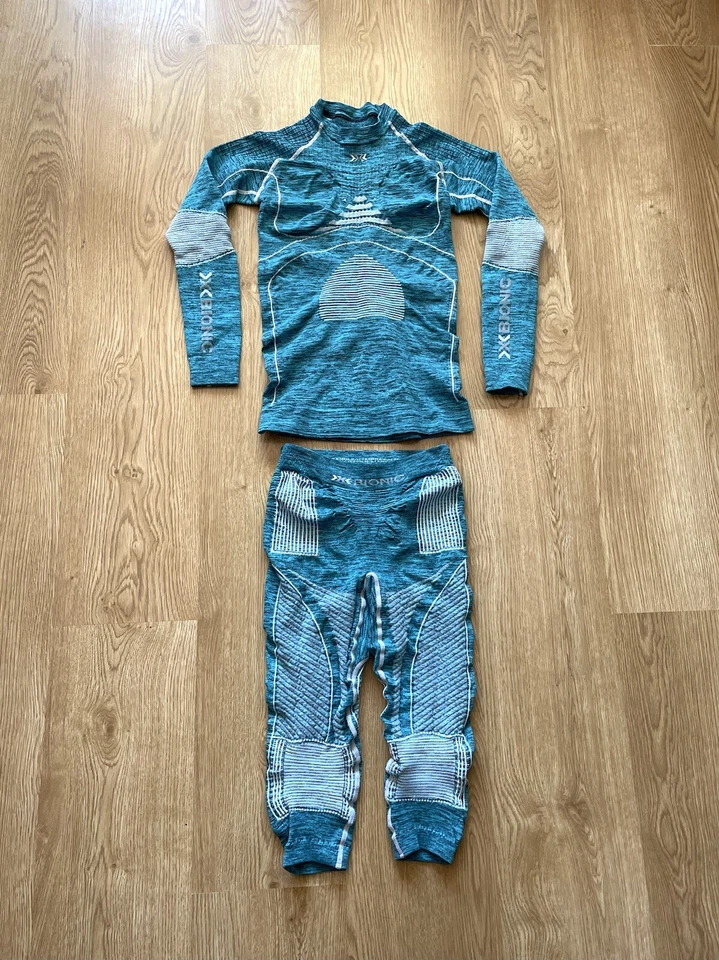 X-BIONIC Thermo Compression Base Layer Set Suit LS T-Shirt 3/4 Pants Size S/M - Image 1 of 4