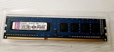 Kingston ACR16D3LU1KBG/4G 4GB DDR3 PC3-12800 1600mhz Desktop Ram Memory - Image 1 of 2