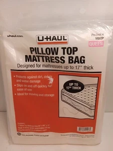 U-Haul Queen Pillow Top Mattress Moving Storage Bag In Factory Sealed Bag - Picture 1 of 2