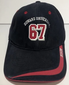 Howard University 67 Bison - Blue, Red, White Adjustable Strap Hat Cap - Picture 1 of 15