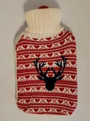 Garrafa de água quente com capa fofa de férias - 2L - Escolha entre 2 estilos. NOVO! - Imagem 1 de 2