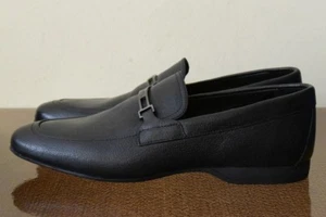 VERSACE Collection Black Leather Loafers Sz. 9 (42) - Picture 1 of 12